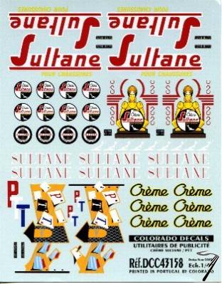 Divers . Utilitaire Cr�le Sultane/PTT 1/43