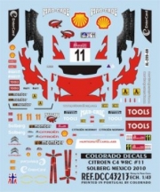 Citroen C4 #11 MEXIQUE  1/43