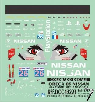 Nissan Oreca 03 #26 - 1er LMP2 24h Le Mans  1/43