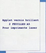 Divers Applat vernis brillant 2 feuilles A5 Applat vernis brillant 2 feuilles A5 autre