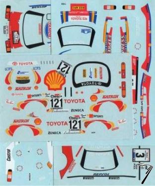 Toyota Celica Rallye  1/43