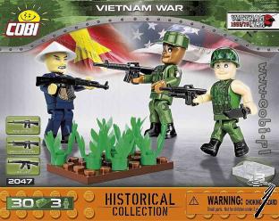 Divers . Guerre du Vietnam - 30 pi�ces - 3 figurines autre