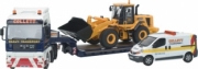 Man . Nooteboom Low Laoder Volvo L70 & Vauxhall Vivaro 1/50