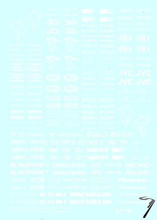 Divers logos blancs  1/18