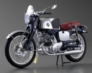Honda CB92 bleu  1/10