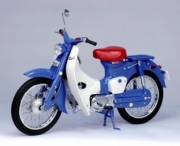 Honda Super Cub C100 bleu  1/10