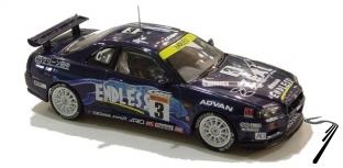 Nissan Skyline GTR R34 #3 Endless   1/43