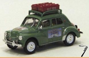 Renault 4CV Paris-Pekin 16000kms 2007-2008  1/43