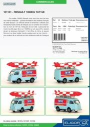 Renault . 1000KG Tattje 1/43