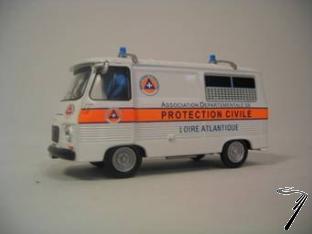 Peugeot . Protection civile Loire Atlantique 1/43