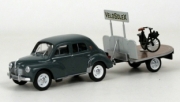 Renault . + Remorque Publicitaire Velosolex 1/43