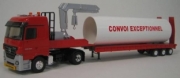 Mercedes . MP2 remorque porte engins convoi exceptionnel 1/43