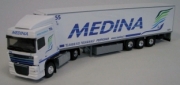 Daf . 105 Semi Frigo - Transports MEDINA 1/43