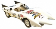 Divers Speed Racer X 35&egrave;me anniversaire blanc avec graphique de bande dessin&eacute;e Speed Racer X 35&egrave;me anniversaire blanc avec graphique de bande dessin&eacute;e 1/18