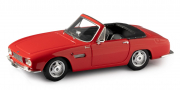 Osca . 1600 GT Cabriolet rouge par Fissore 1/43