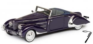 Delage . -85 Clabot cabriolet par Chapron bleu fonc 1/43