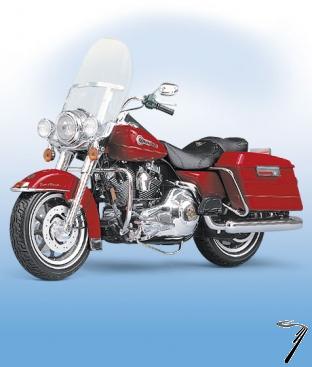 Harley Davidson King Firefighter  1/10