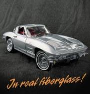 Chevrolet Corvette Stingray Fiberglass Sting Ray Fiberglass Gris 1/24