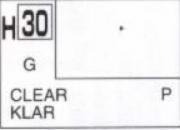 Divers H30 10ml Clear H30 10ml Clear autre