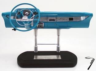 Chevy Bel air dashboard blue Bel air dashboard blue 1/6