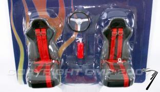 Divers Set de 2 si�ges racing  1/18