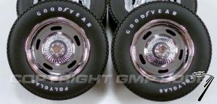 Chevy 4 roues avec pneus 4 roues avec pneus 1/18