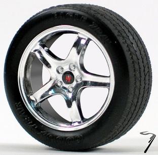 Cobra R roue et jeu de pneu R roue et jeu de pneu 1/18