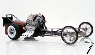 Divers Pork Chop's 200 proof dragster  1/18