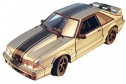 Ford . Cobra Street Fighter silver with black stripes 1/18
