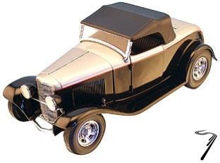 Ford . Highboy Roadster silver/black 1/18
