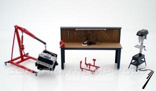 Divers . Shop equipment set 1/18