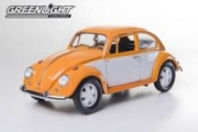 Volkswagen . retro white/orange 1/18
