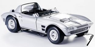 Chevrolet . grand sport silver  1/18