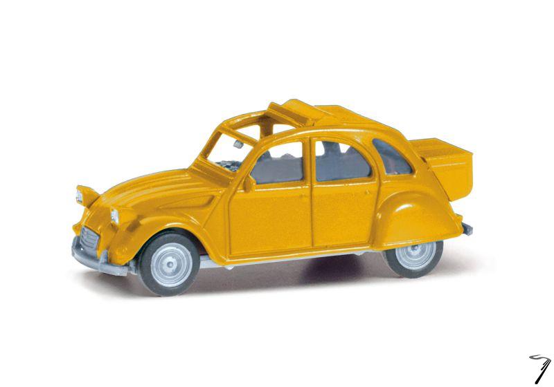 Citroen . Jaune mimosa avec coffre 1/87