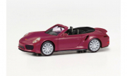 Porsche 911 Turbo Cabriolet Rouge Turbo Cabriolet Rouge 1/87