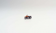 Divers MZ 250 avec Side Car - Orange  1/87
