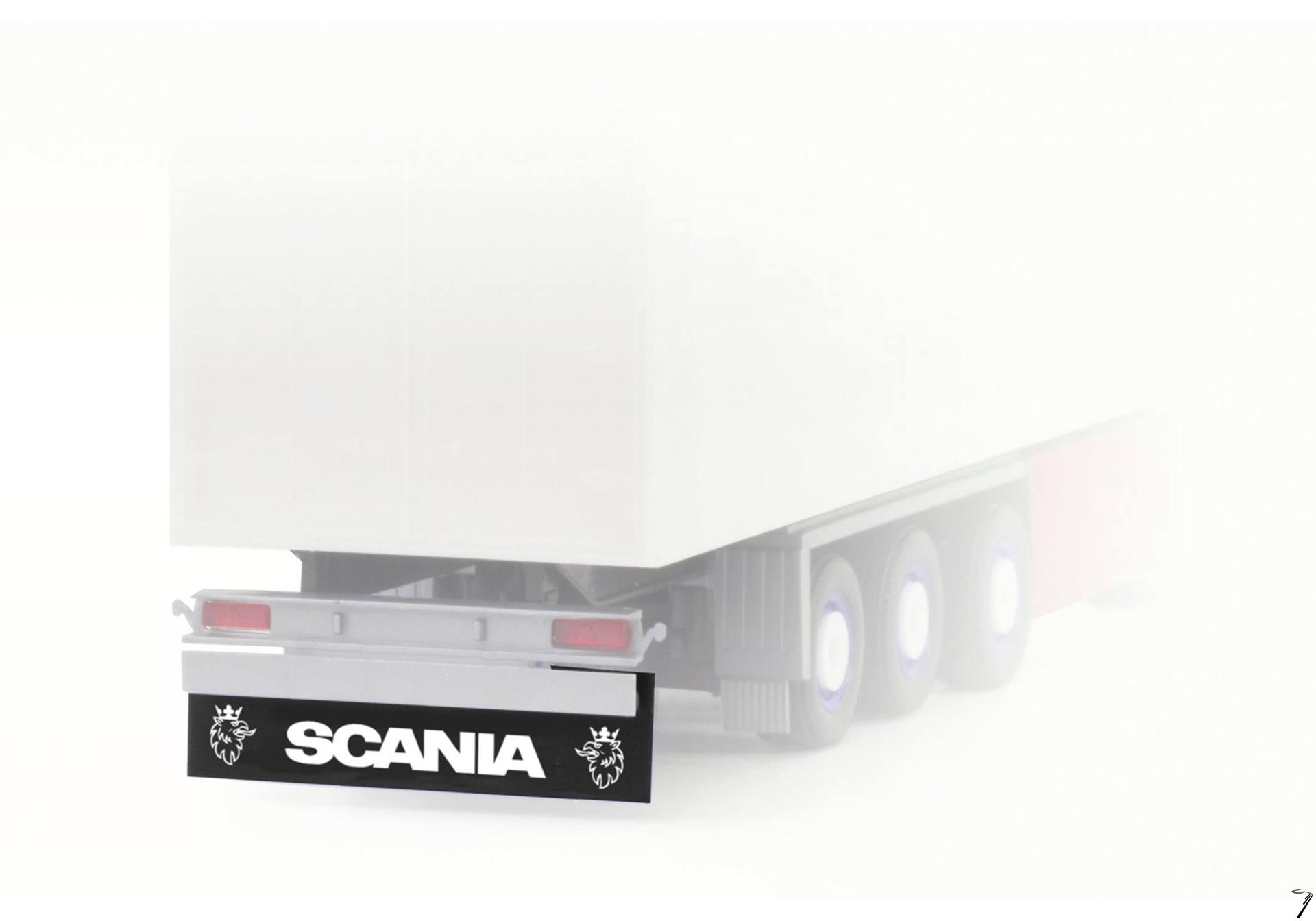 Scania . Flap arrire Scania avec logo - 8 pices 1/87