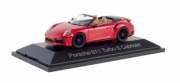 Porsche 911 Turbo S Cabriolet, rouge/red Turbo S Cabriolet rouge/red 1/43