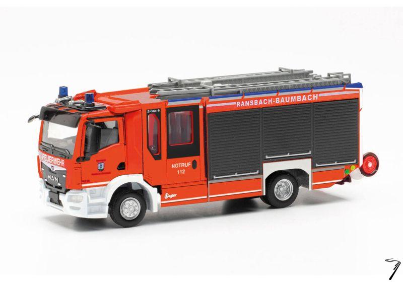 Man . M CC HLF Fire Department Ransbach-Baumbach 1/87