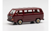 Volkswagen . Bus Rouge foncé 1/87