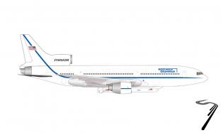 Lockheed . L-1011-100 Northrop GrummanTriStar �Stargazer� with Pegasus XL rocket - TriStar 50th anniversary � N140SC 1/500