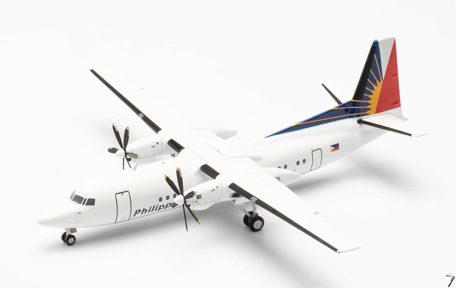 Fokker . 50 Philippine Airlines 1/200