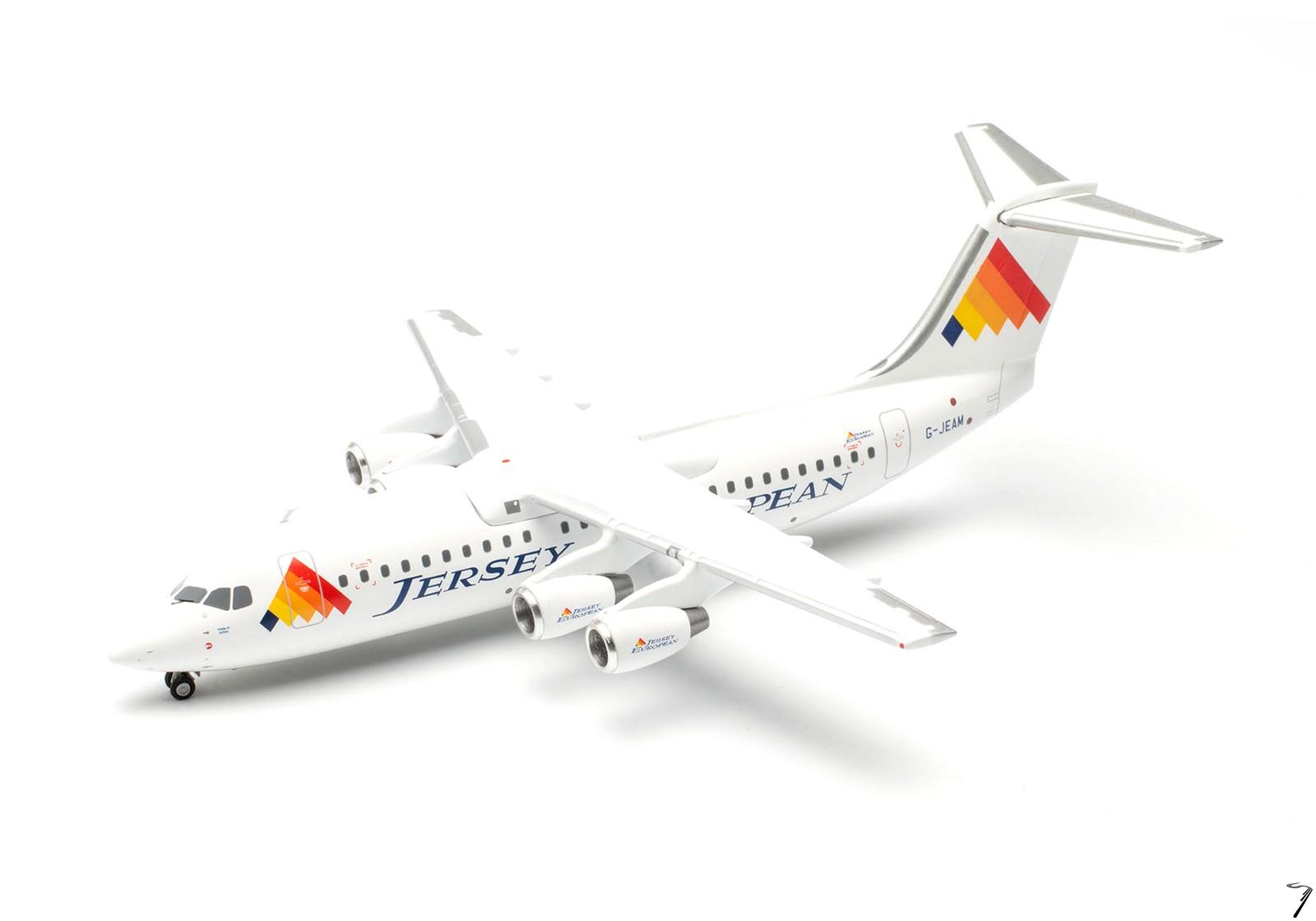 Divers . Jersey European Airways British Aerospace Bae 1/200