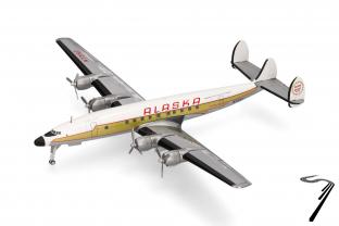 Lockheed . L-1649A Starliner Alaska Airlines 1/200