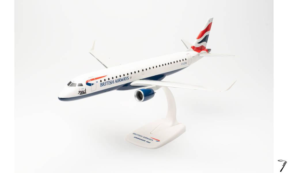 Embraer . E190 - BRITISH AIRWAYS CITYFLYER - Mod�le � emboiter 1/100