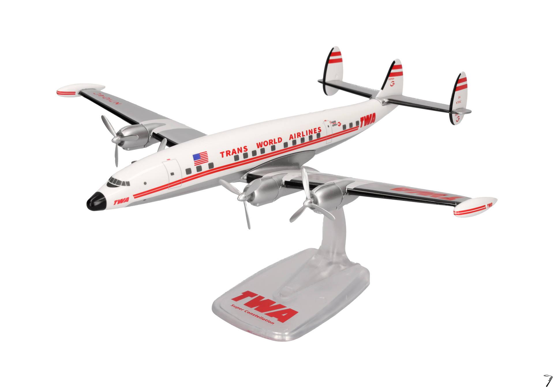 Lockheed L-1049G Super Constellation TWA Trans World Airlines - Modle  emboiter - Echelle 1/125 L-1049G Super Constellation TWA Trans World Airlines  - Modle  emboiter Echelle 1/125 autre
