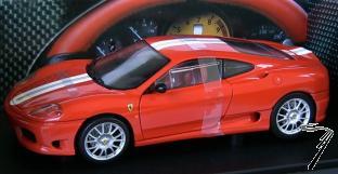Ferrari 360 GT rouge blanche GT Rouge & Blanc 1/18