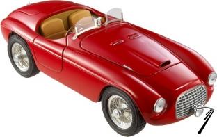 Ferrari 166 Barchetta rouge Barchetta rouge 1/18