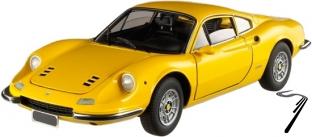 Ferrari 246 GT coupe yellow Dino GT coupe yellow 1/18
