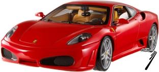 Ferrari F430 red with brown interior red with brown interior 1/18